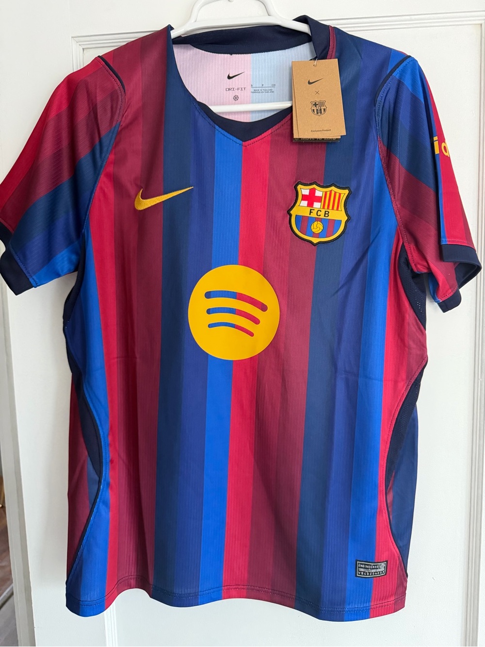 FC Barcelona Kids' Home Jersey - Blue & Red